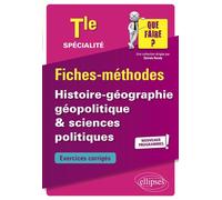 Spécialité Histoire-géographie, géopolitique & sciences politiques - Terminale - Nouveaux programmes - Thierry Bianchi - Ellipses - broché - Scolaire / Universitaire