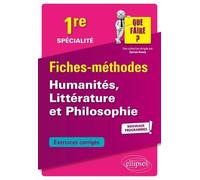 Spécialité Humanités, Littérature Et Philosophie 1re