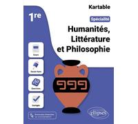 Spécialité Humanités, Littérature et Philosophie - 1re - Kartable L'école sur Internet - Ellipses - broché - Scolaire / Universitaire