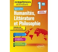 Spécialité Humanités, Littérature et Philosophie - HLP - 1re - nouveaux programmes - Marouane Essadek - Ellipses - broché - Scolaire / Universitaire