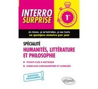 Spécialité Humanités, Littérature Et Philosophie 1re