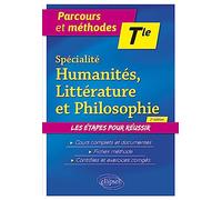 Spécialité Humanités, Littérature et Philosophie. Terminale.