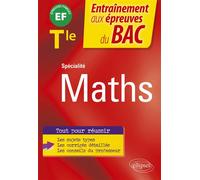 Spécialité Mathématiques - Terminale Épreuve finale - Bruno Ciolfi - Ellipses - broché - Scolaire / Universitaire