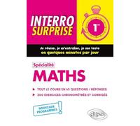 Spécialité Maths - Première - Nouveaux programmes