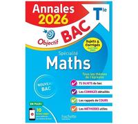 Sandrine Bodini-Lefranc – Objectif BAC 2026 – Spécialité Maths Tle – sujets et corrigés – Broché
