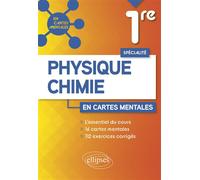 Spécialité Physique-chimie - 1re 16 cartes mentales et 112 exercices corrigés - Arnaud Bonnot - Ellipses - broché - Scolaire / Universitaire