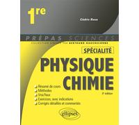 Spécialité Physique-chimie - 1re - Cédric Roux - Ellipses - broché - Scolaire / Universitaire