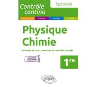 Spécialité Physique-chimie - 1re - Nouveaux programmes - Vincent Davoine - Ellipses - broché - Scolaire / Universitaire