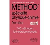 Spécialité Physique-Chimie - Première - nouveaux programmes