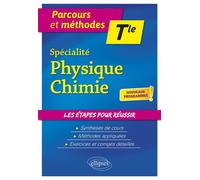 Spécialité Physique-Chimie - Terminale - nouveaux programmes - David Legrand - Ellipses - broché - Scolaire / Universitaire