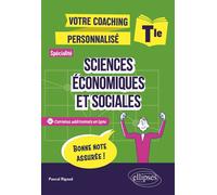 Spécialité Sciences économiques et sociales - Tle - Pascal Rigaud - Ellipses - ebook (ePub) - Scolaire / Universitaire