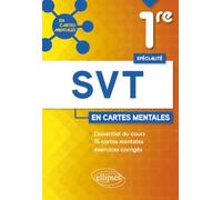 Spécialité SVT 1re - 15 cartes mentales et exercices corrigés