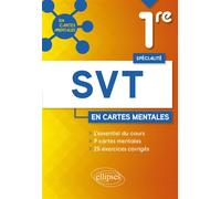Spécialité SVT 1re - 15 cartes mentales et exercices corrigés - Joffrey Pruvost-Vandestock - Ellipses - broché - Scolaire / Universitaire