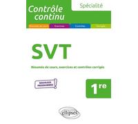 Spécialité SVT - Première - Nouveaux programmes