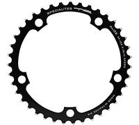 TA Specialites - Plateau Interior pour Shimano Ultegra/105 - 130 BCD - 38 dents Noir