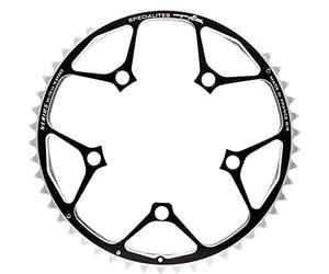 Spécialités TA Plateau Nérius Extérieur Campagnolo Compact Veloce/Centaur/Chorus/Record 10V Noir - 50 DTS
