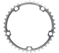 Spécialités TA Vento Campagnolo 135 pièces Plateau 9/10 Vitesses Unisexe, Argenté, Inner 40t