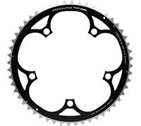 Spécialités TA Vento Campagnolo 135 pièces Plateau 9/10 Vitesses Unisexe, Noir, 53T Outer