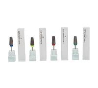 Specialized Nail Drill Bits Set | 4pcs Tungsten Steel Grinding Heads for Acrylic/Synthetic Nails Removal | Quick & Efficient Nail Polishing & Shaping Tools