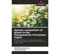 Species composition of plants in the Semipalatinsk Priirtyshye region: Phytoncidal, vitamin-rich, early-flowering plants, studying the species composition of plants in the school biology course