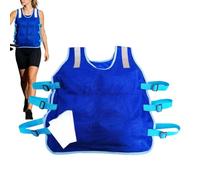 Specification Nom: Gilet de refroidissement Couleur: bleu Taille du produit | Ice Vest for Summer Outdoor Motorcycle Walking Hiking Work Construction Running Hot Weather