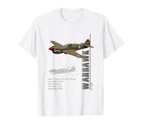Spécifications du Chasseur P-40 Warhawk (Militaire) T-Shirt Graphique avec Valeur