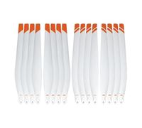 Spécifications T20P/T40/T50 Hélices pliantes en nylon et fibre de carbone blanc renforcées for l'intégration de systèmes de plates-formes de vol industrielles à utile lourde(1 set For T40 T50)