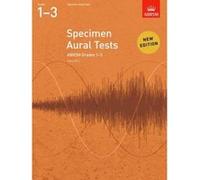 ABRSM – Specimen Aural Tests, Grades 1–3 – (2011+) – Livre uniquement