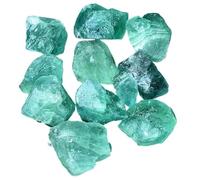 Spécimen de cristal de fluorite verte naturelle, 200 g - Minéral décoratif de forme irrégulière for aquariums et décoration intérieure
