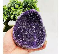 Spécimen de Cristal de Quartz en amas de géodes d'améthyste Naturelle - 800-1000 g