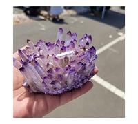 Spécimen de pierres et de cristaux de quartz fantôme fantôme violet naturel Home Deco (taille : 300-350 g) LIUZIIHAYIN (Size : 500-600g)