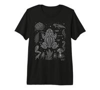 Spécimen d'étude Nature Grenouille Crapaud Anatomie T-Shirt Haut de Gamme