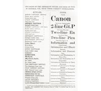 Spécimens des différents styles et tailles de type en utilisation générale avec leurs désignations correctes. De l'Encyclopédie commerciale et conseiller juridique publié 1907. Poster imprimé par Ken