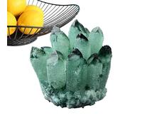 Spécimens minéraux ornementaux démagnétisés - Décoration en grappe de cristaux bleus pour femme | Décoration d'intérieur, pierres naturelles pour petite amie, épouse, amie, sœur, fille