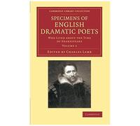 Specimens Of English Dramatic Poets