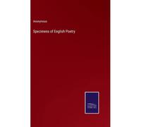 Specimens Of English Poetry