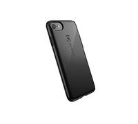 Speck Coque de téléphone portable CandyShell Lite, Compatible avec iPhone SE 2020, 8, 7, 6S, Noir, TPU, Protectrice, Compatible avec chargement sans fil