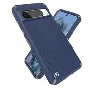 Speck Coque Google Pixel 8 Pro - Coque de Protection Contre Les Chutes - Résistante aux Rayures - Coque de téléphone Douce au Toucher pour Google Pixel 8 Pro - Presidio2 Grip Coastal Blue/Gris