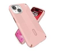 Speck Coque pour iPhone 15 - ClickLock - Interlock antidérapant - Compatible avec MagSafe - Poignée de Protection Contre Les Chutes - pour iPhone 15, iPhone 14, iPhone 13-6,1 Pouces - Presidio2 Grip