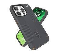Speck Coque pour iPhone 15 Pro - Fermeture antidérapante ClickLock, Compatible avec MagSafe, poignée de Protection Contre Les Chutes - Résistante aux Rayures, Douce au Toucher, Coque de téléphone de