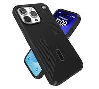 Speck Coque pour iPhone 15 Pro Max, verrouillage antidérapant ClickLock, compatible avec MagSafe, poignée de protection contre les chutes - Résistante aux rayures, douce au toucher, coque de téléphone