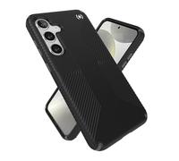 Speck Coque pour Samsung Galaxy S24+ - Protection Contre Les Chutes, poignée - Résistante aux Rayures - Coque de téléphone Douce au Toucher - Coque de téléphone Presidio2 Grip Noir/Gris Ardoise/Blanc