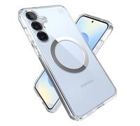 Speck Coque pour Samsung Galaxy S25 Plus - Coque magnétique, protection contre les chutes de 4,9 m, anti-jaunissement - Coque MagSafe pour Samsung S25 Plus - Lunette surélevée et boutons améliorés -