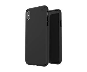 Speck Coque Protectrice Fine pour iPhone XS Max Housse Etui Anti Choc Durable Résistant pour Téléphone Portable Smartphone Apple - Presidio Pro - Noir
