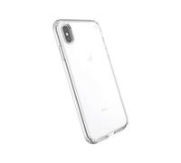 Speck Coque Protectrice Transparente pour iPhone XS Max Housse Etui Anti Choc Durable Résistant pour Téléphone Portable Smartphone Apple - Presidio Stay Clear - Transparent
