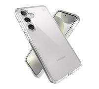 Speck Coque Transparente pour Samsung Galaxy S24+ - Protection Contre Les Chutes - Résistante aux Rayures et au jaunissement - Transparent/Transparent
