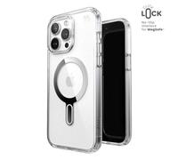 Speck, étui pour iPhone 15 Pro Max MagSafe Sentinelle Clair Click-lock Douce au Toucher, Transparent