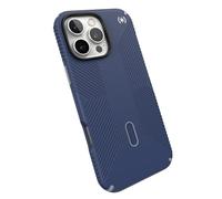 Speck Presidio 2 Grip Coque pour iPhone 16 Pro Max - MagSafe + ClickLock - Bleu côtier/Gris poussière