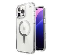 Speck Presidio Coque MagSafe pour iPhone 16 Pro Max Transparent/Chrome