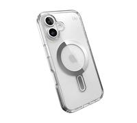 Speck Presidio Coque MagSafe transparente compatible avec ClickLock pour iPhone 16 Series (iPhone 16)
